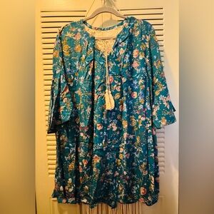 UMGEE Bohemian Floral Mini Dress